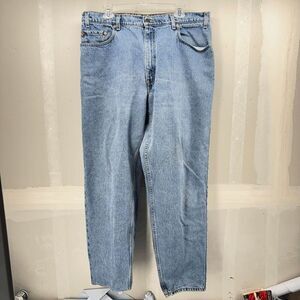 Vintage Levi's 560 Loose Tapered Jeans Mens 38x30Right32Left Blue June 1998 READ